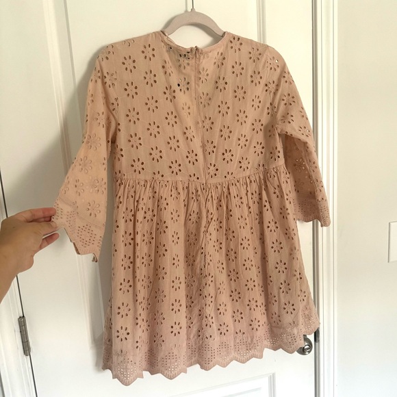NWT Zara Eyelet Babydoll Romper - Picture 3 of 5